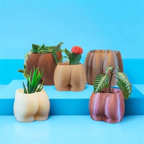 Nude Art Plant Pot Etsy