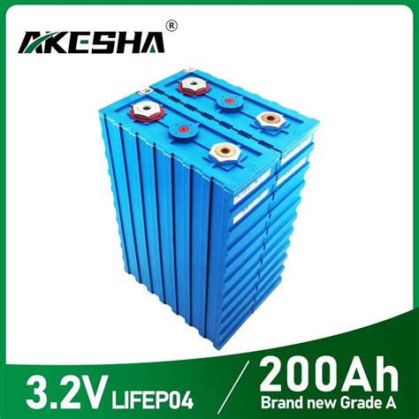 New LiFePO4 Battery 3 2V 200Ah 4 8 16PCS Rechargeable Lithium Iron