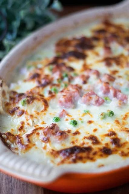 Creamy Ham And Cheese Ravioli Bake Recipe The Kitchen Wife