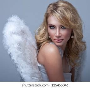 Sweet Blonde Angel Stock Photo Shutterstock
