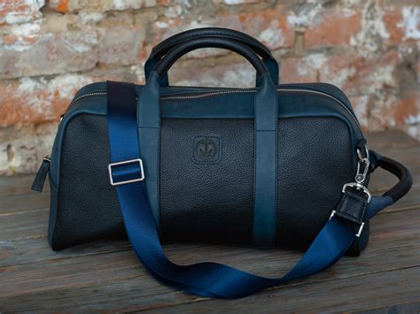 Сумка "Old School" Black/blue - Clockwork Moscow