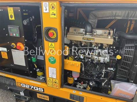 Jcb 245kva Silenced Diesel Generator Bellwood Rewinds