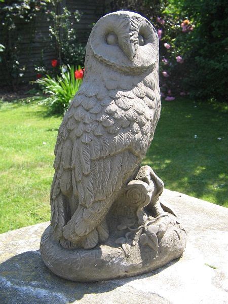 Owl Garden Statue Surrey Ornamental Stoneware In 2021 Garden