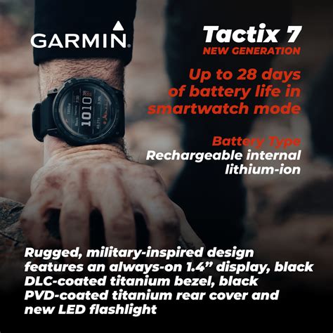 Garmin Tactix 7 Pro Solar Edition Tactical GPS Smartwatch with Nylon ...