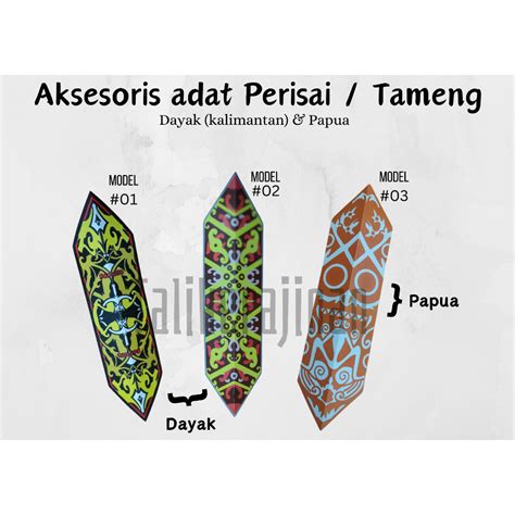jual perisai tameng papua accessories adat papuadayak tameng suku