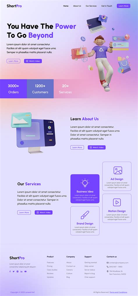 business solution web ui design  abu junaed mohd asif  dribbble