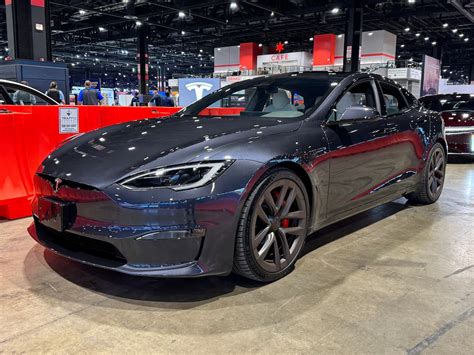 This Tesla Model S Plaid In Stealth Gray Is All Show All Go