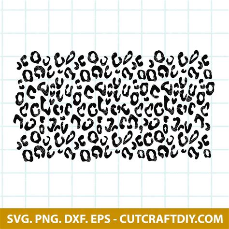 Leopard Print Svg Cut File Leopard Svg Animal Print Svg Pattern Svg