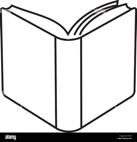 Libro Abierto Ilustraci N Lineal Imagen Vector De Stock Alamy