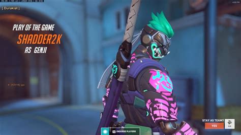 Overwatch Highest Rank Genji Shadder K Assasin Of Route Youtube