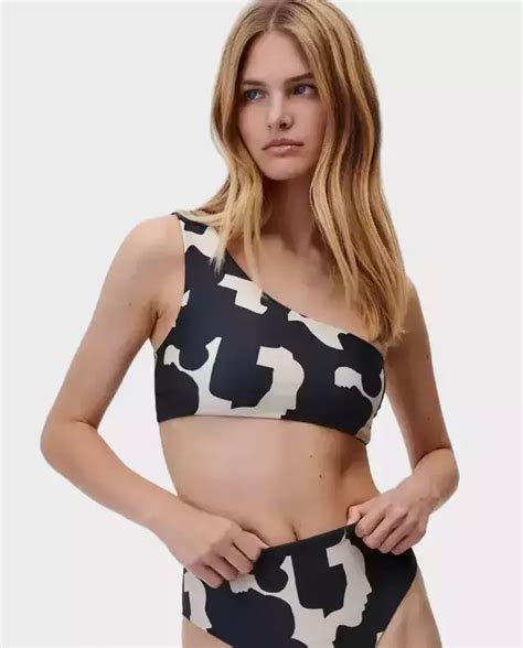 Damska góra od bikini Perfectly Imperfect Women Print UNDRESS CODE Moliera