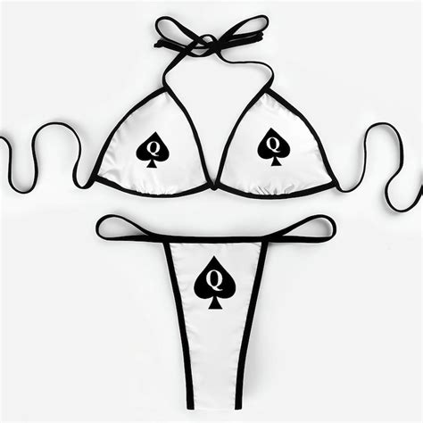 Queen Of Spades Bikini Qos Bikini Etsy