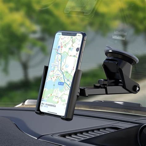 Universal Long Section Gravity Car Phone Holder Windshield Mount Phone