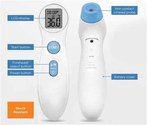 Ecomed Infrared Forehead Digital Thermometer Ecomed