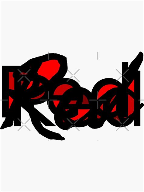 Red Sticker By Ashshaiv Redbubble