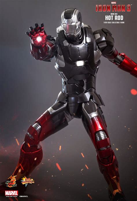 Toyhaven Hot Toys Iron Man 3 House Party Protocol 1 6th Scale Hot Rod Mark XXII 12