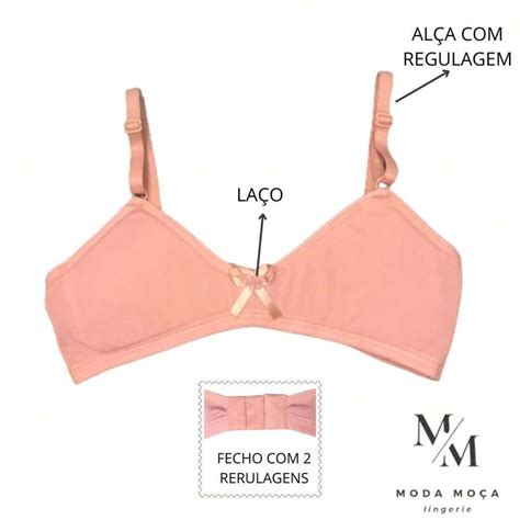 Kit Suti Menina Mo A Infantil Lingerie Liso Sem Bojo E Espuma Shein Brasil