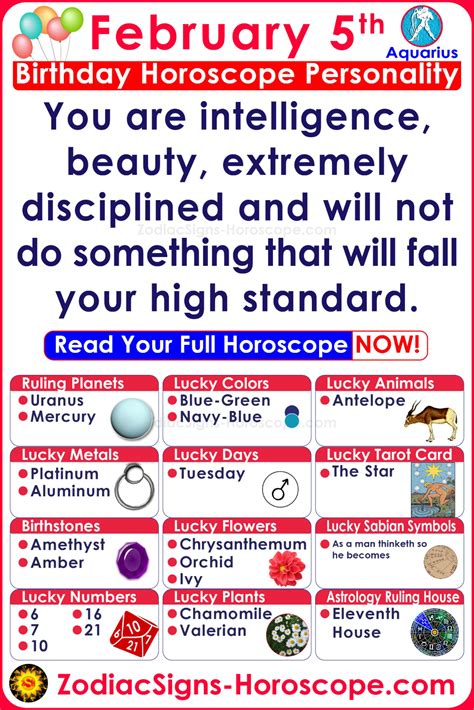 Feb 5th Astrological Sign 6