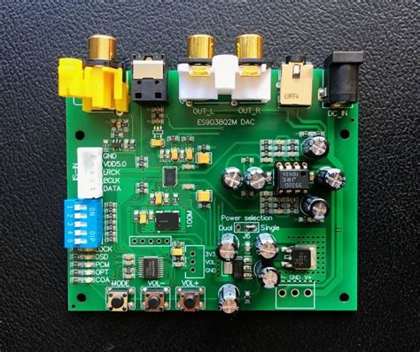 Lusya ES9038 Q2M DAC DSD Decoder เสนใยโคแอกเซยล Dover สำหรบเครอง