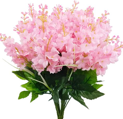 Sinhoon Pcs Artificial Silk Flowers Fake Hyacinth Floral Plants