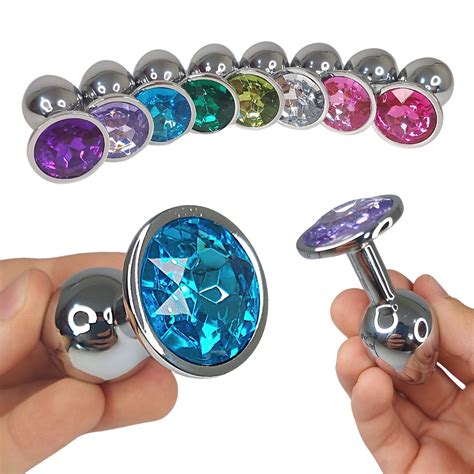 Plug Anal Joia Aço Inox Metal Pedra Rabo Sex Liquidação Sex Shop Escorrega o Preço
