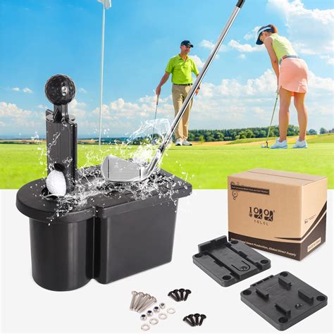 10l0l Detachable Golf Cart Ball Washer Removable Club Head Cleaner