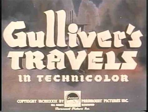 Cartoons Of 1939 Feature Film Gullivers Travels Part 1