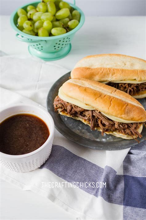 Easy French Dip Sandwiches The Crafting Chicks