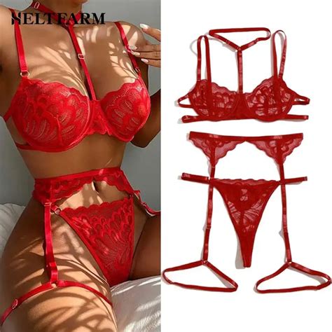 1set Exotiques Sous V Tements Dames Ensemble De Sous V Tements Sexy Lingerie Sexy Femmes Soutien