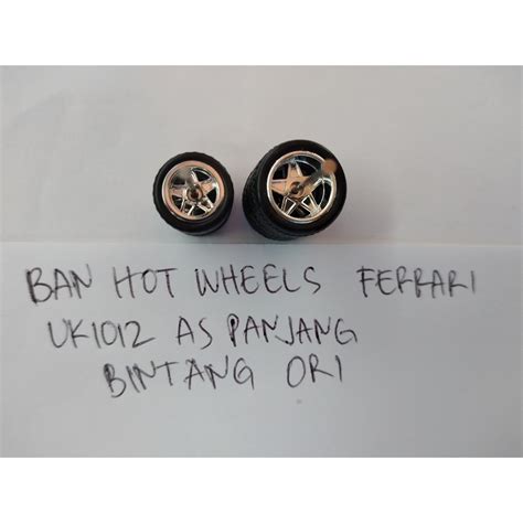 Jual BAN KARET HOT WHEELS FERRARI BINTANG ORI UK1012 AS PANJANG Shopee Indonesia