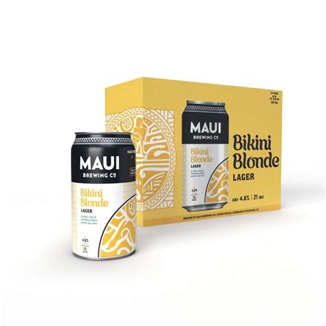 Maui Brewing Co Maui Brewing Bikini Blonde Lager Pk Fl Oz Cans Ct Fl Oz Shipt