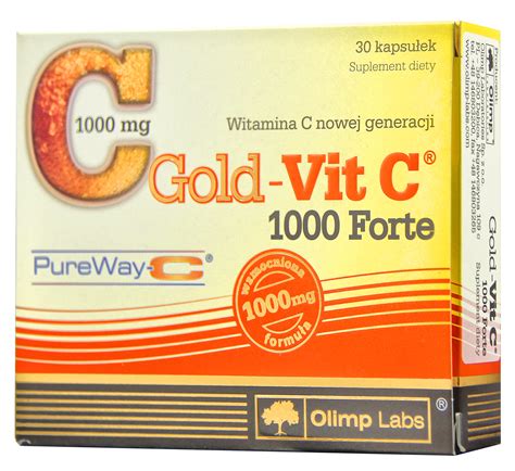 Olimp Gold Vit C 1000 Forte 30kaps Niskie Ceny I Opinie W Budujmase Pl