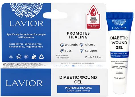 Lavior Diabetic Wound Gel Faster Healing American Diabetes Association And Podiatrist S Choice