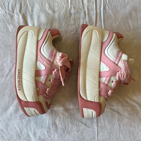 Naked Wolfe Pink Platform Sneakers Size Depop