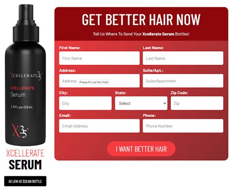 Xcellerate 35 Hair Growth info