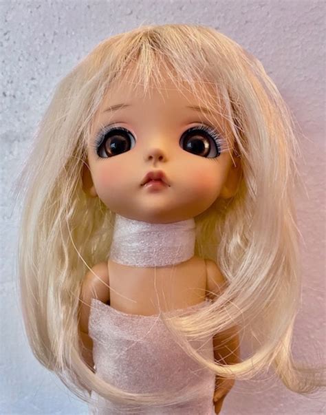 Long Textured Shag Wig Blonde Size 9 10 Doll Peddlar