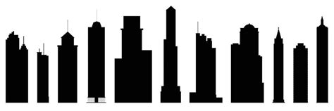 Skyscraper Silhouette Vector Art, Icons, and Graphics for Free Download