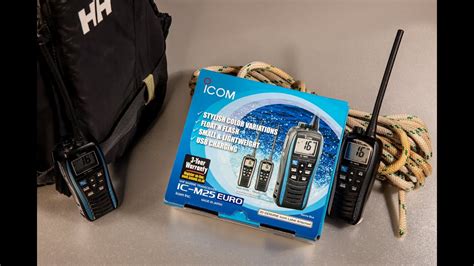 Icom IC-M25 VHF Radio Unboxing - YouTube