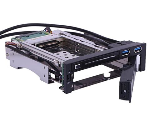 Dual Bay Inch Sata Iii Hdd Ssd Tray Caddy With Usb Port Hot Swap Electronics