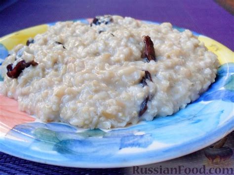 Рецепт: Каша из овсяной крупы на RussianFood.com