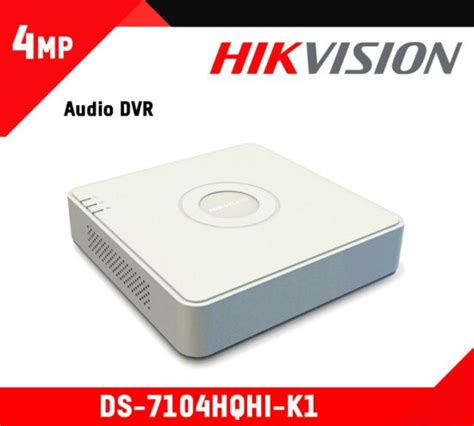 DS-7104HQHI-K1 - Hikvision 4MP Audio DVR in Colombo - Sri Lanka
