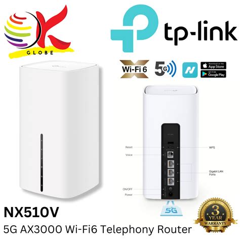 Tp Link Nx V G Ax Dual Band Wi Fi Telephony Router With Volte