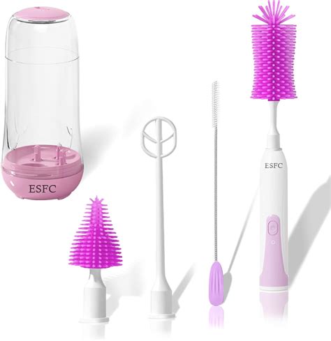 Amazon Esfc Portable Electric Baby Bottle Brush Set With Electric