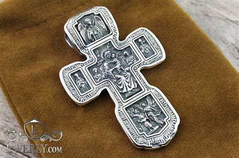 Купить серебряный крест мужской большой. Фото православного креста ...