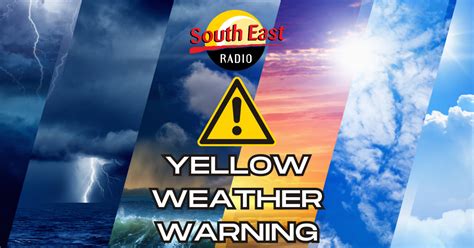 Wexford Weather Forecast – Status Yellow Weather Warning for rain