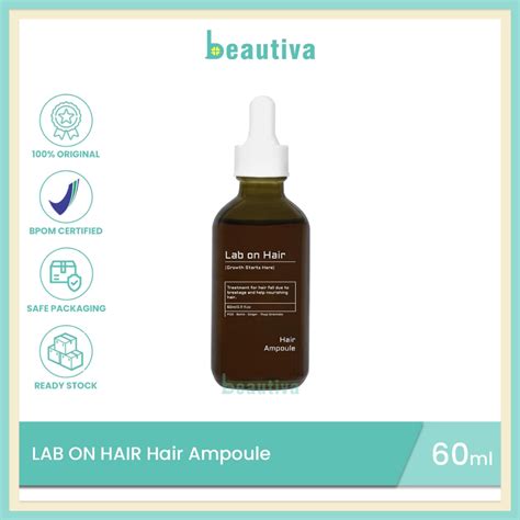 Jual Lab On Hair Anti Hair Fall Ampoule Shopee Indonesia