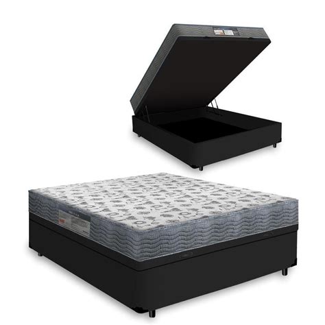 Cama box baú viuvá colchão d33 ortobom Black Friday Extra