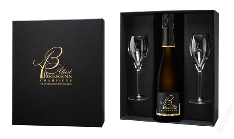 Coffret Luxe Blanc de Noirs 2 Flûtes Boutique A Beerens