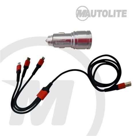 Cargador Usb En Para Veh Culo Carga R Pida Qc Mautolite