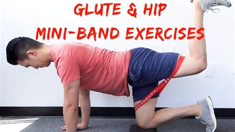 Glute And Hip Mini Band Exercises At Home Or Gym Youtube